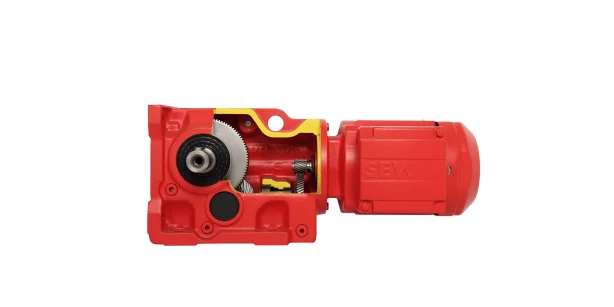 Helical bevel gearmotor KA37/T DRN80MK4